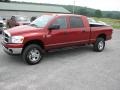 2007 Inferno Red Crystal Pearl Dodge Ram 2500 SLT Mega Cab 4x4  photo #2