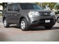 Polished Metal Metallic 2013 Honda Pilot LX