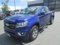 2016 Laser Blue Chevrolet Colorado Z71 Crew Cab 4x4  photo #2