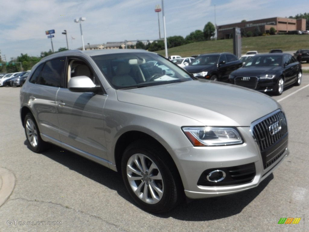 2014 Q5 2.0 TFSI quattro - Cuvee Silver Metallic / Pistachio Beige photo #8