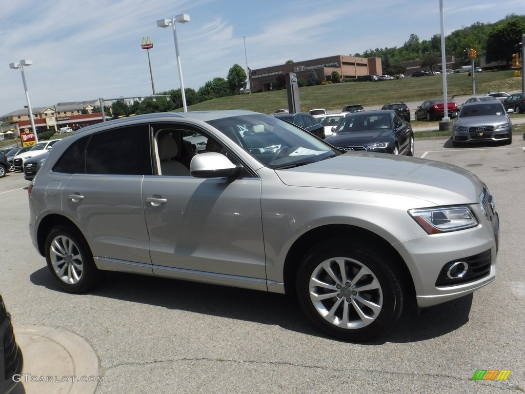 2014 Q5 2.0 TFSI quattro - Cuvee Silver Metallic / Pistachio Beige photo #11