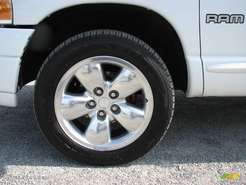 2003 Ram 1500 Laramie Quad Cab 4x4 - Bright White / Taupe photo #15