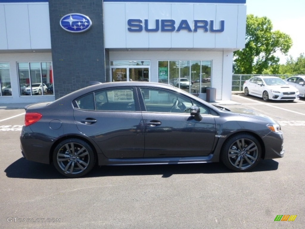 2017 WRX Limited - Dark Gray Metallic / Carbon Black photo #6