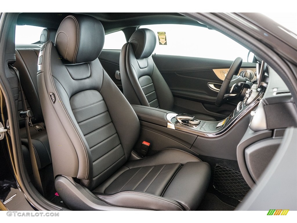 Black Interior 2017 Mercedes-Benz C 300 Coupe Photo #113743881