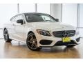 2017 designo Diamond White Metallic Mercedes-Benz C 300 Coupe  photo #12