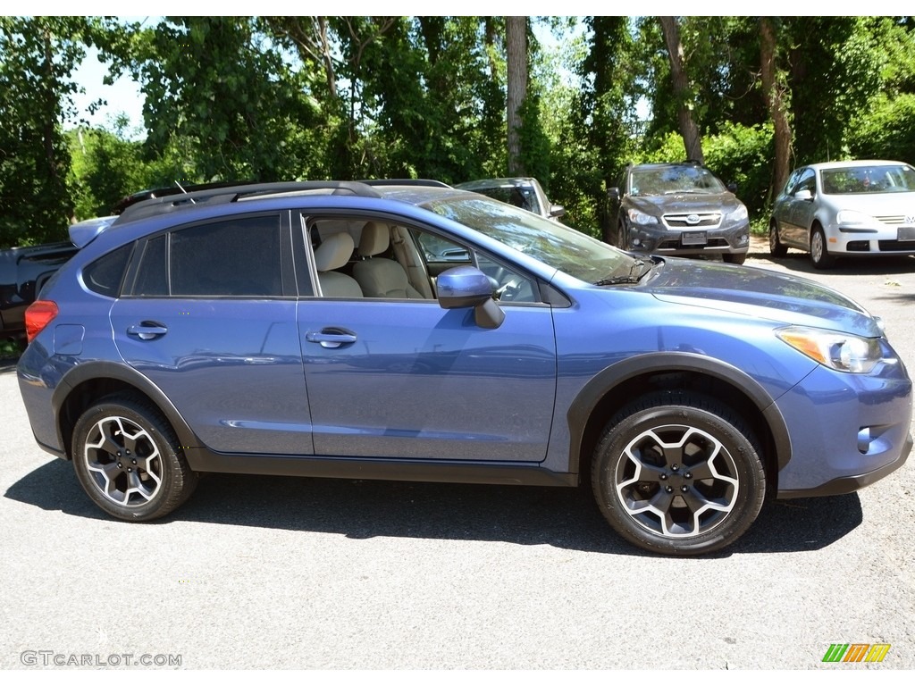 2013 XV Crosstrek 2.0 Premium - Marine Blue Pearl / Ivory photo #4