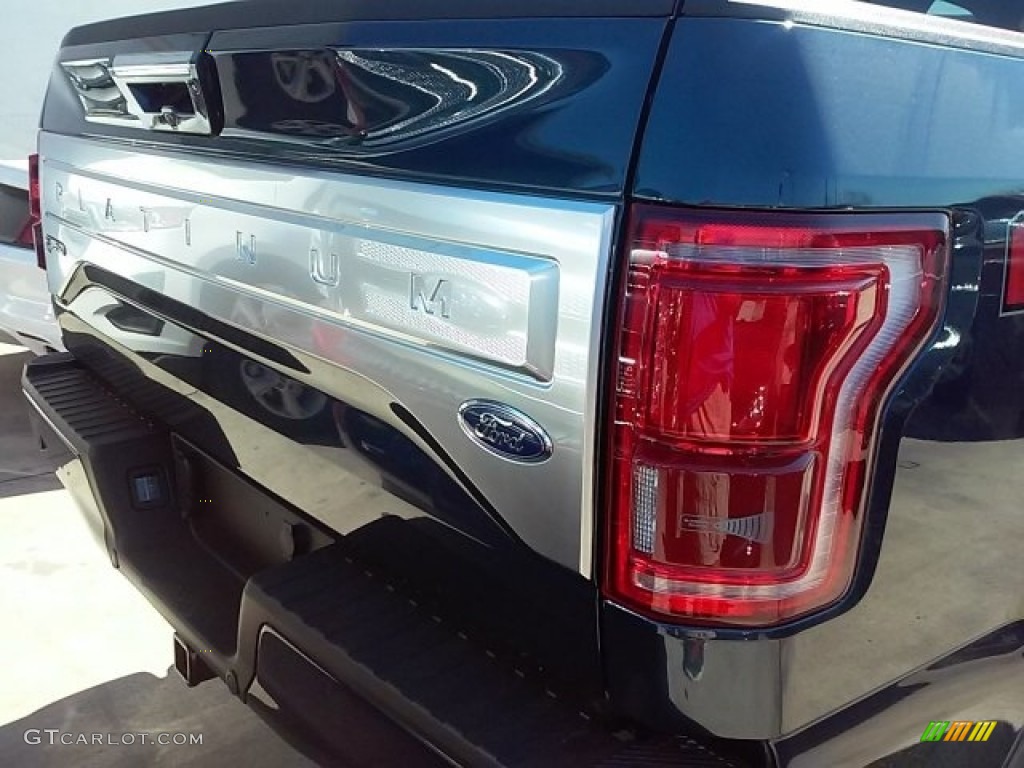2016 F150 Platinum SuperCrew 4x4 - Blue Jeans / Platinum Brunello photo #2