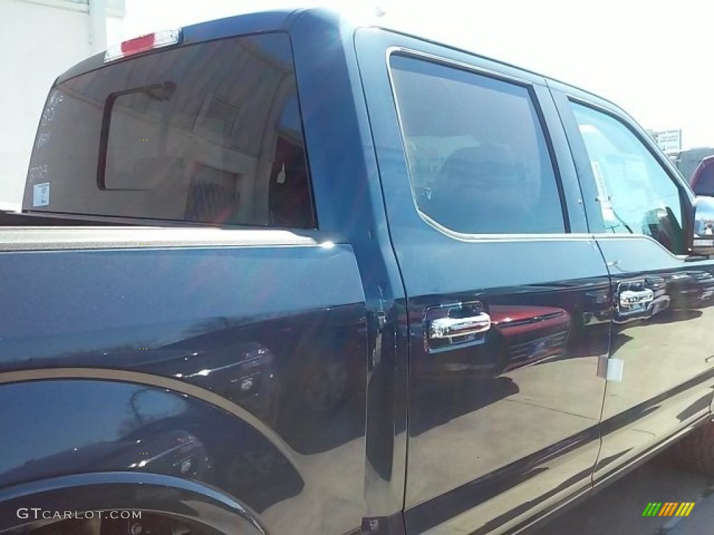 2016 F150 Platinum SuperCrew 4x4 - Blue Jeans / Platinum Brunello photo #4