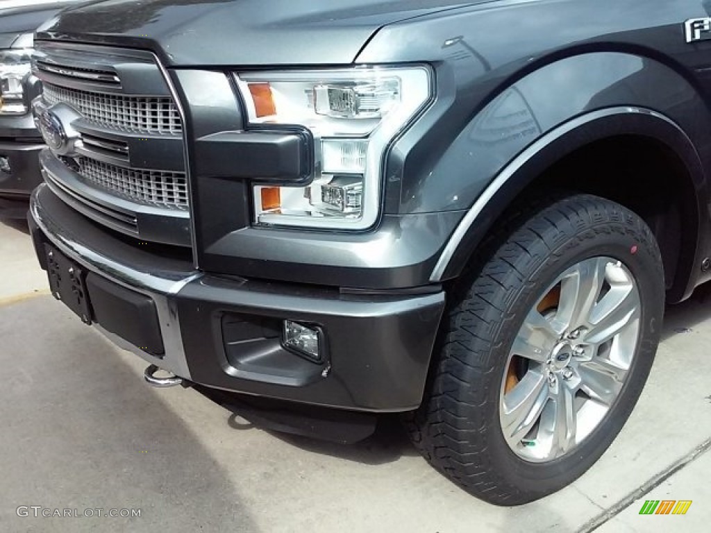 2016 F150 Platinum SuperCrew 4x4 - Magnetic / Platinum Black photo #5