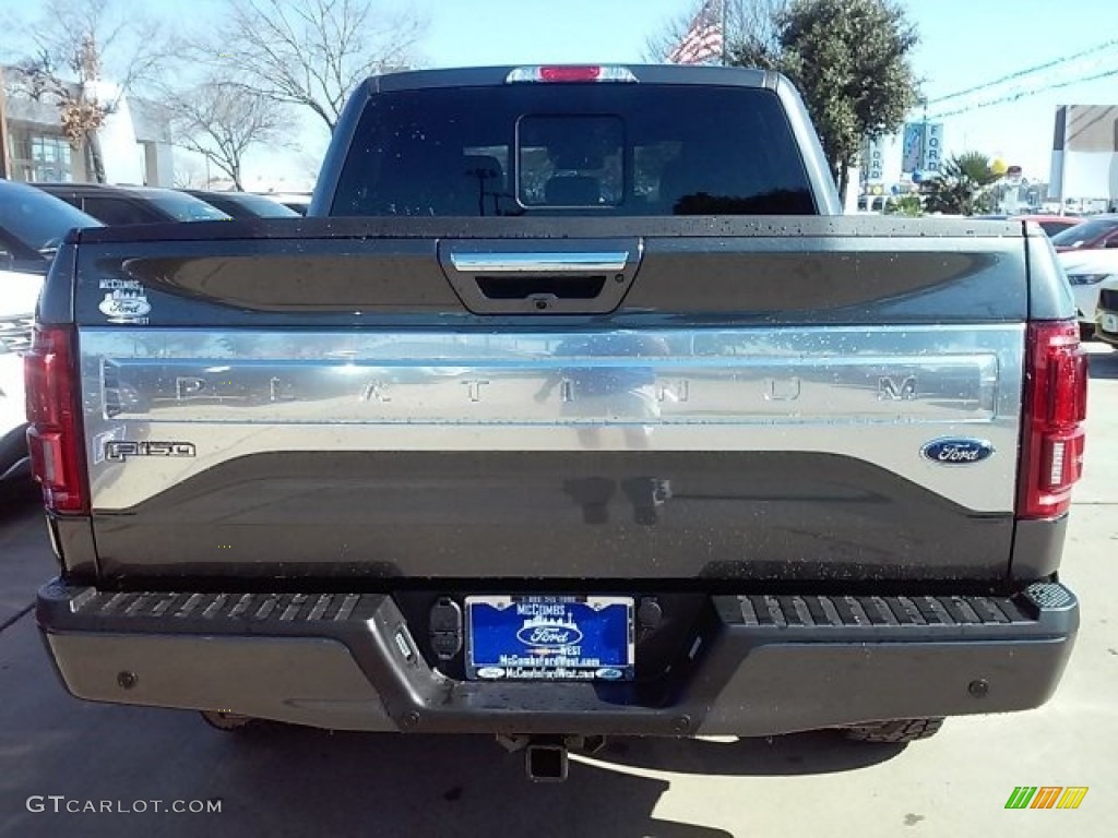 2016 F150 Platinum SuperCrew 4x4 - Magnetic / Platinum Black photo #11