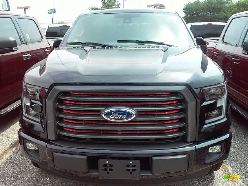 2016 F150 Lariat SuperCrew - Shadow Black / Black photo #4