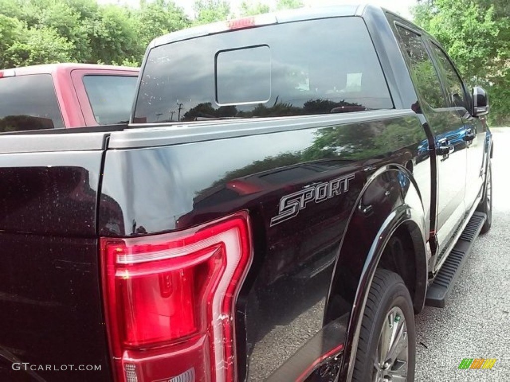 2016 F150 Lariat SuperCrew - Shadow Black / Black photo #8