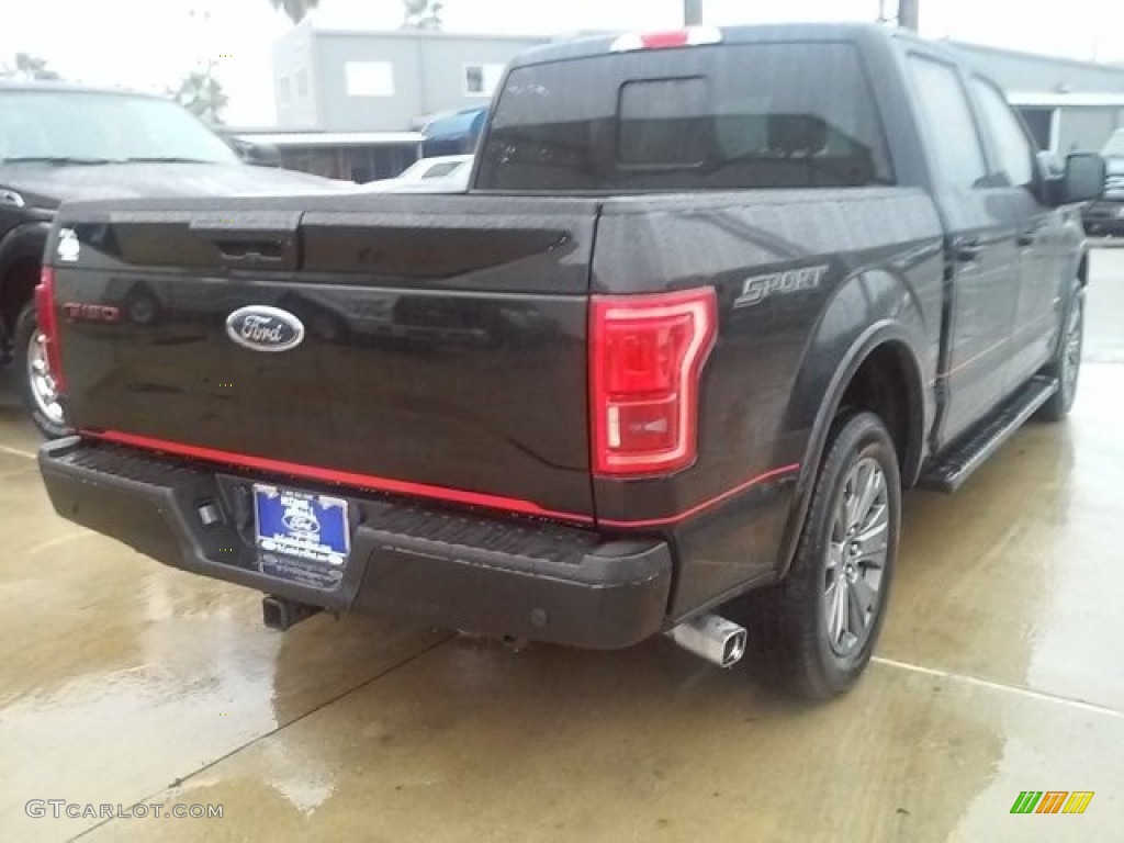 2016 F150 Lariat SuperCrew - Shadow Black / Black photo #21