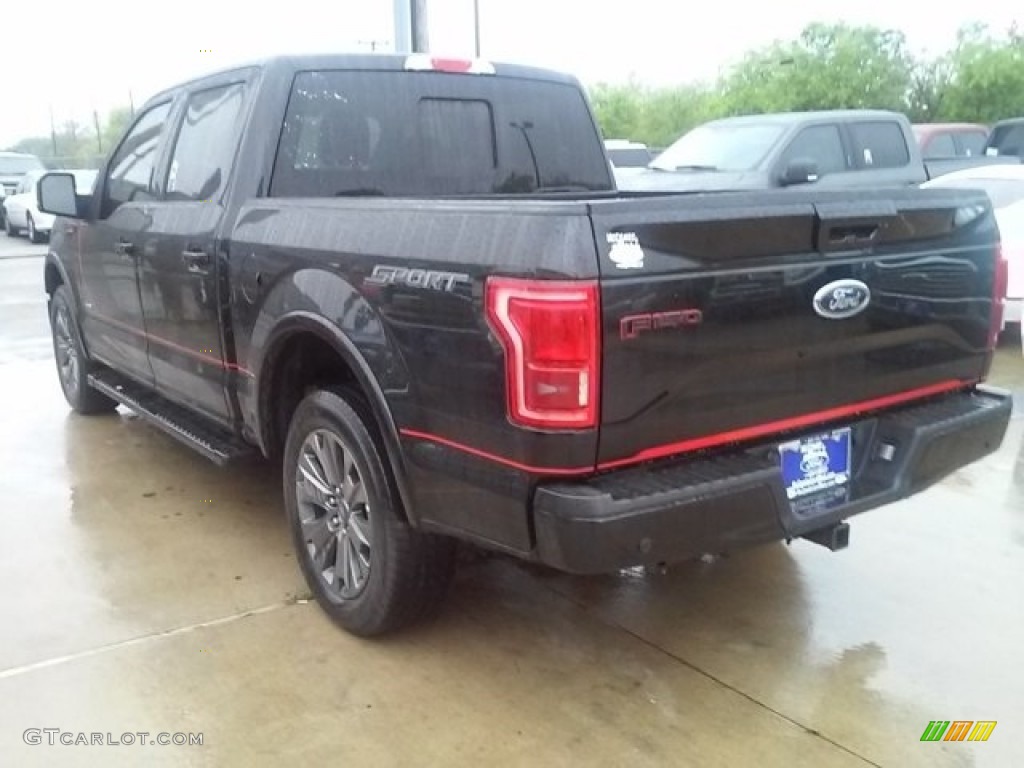 2016 F150 Lariat SuperCrew - Shadow Black / Black photo #22