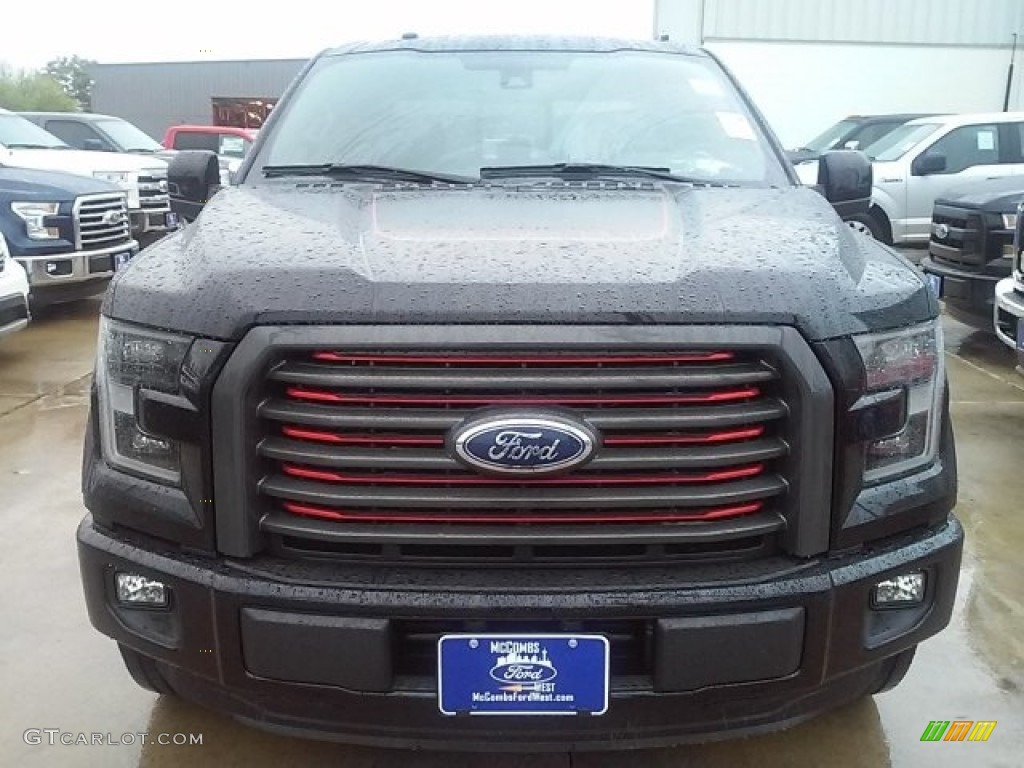 2016 F150 Lariat SuperCrew - Shadow Black / Black photo #24