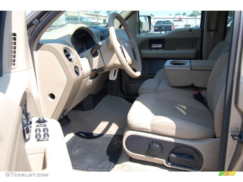 2006 F150 XLT SuperCrew - Arizona Beige Metallic / Tan photo #4