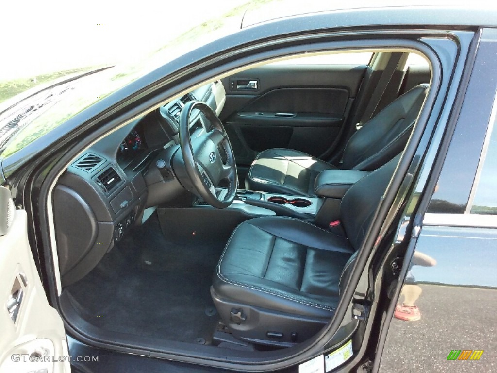 2010 Fusion SEL V6 - Tuxedo Black Metallic / Charcoal Black photo #8