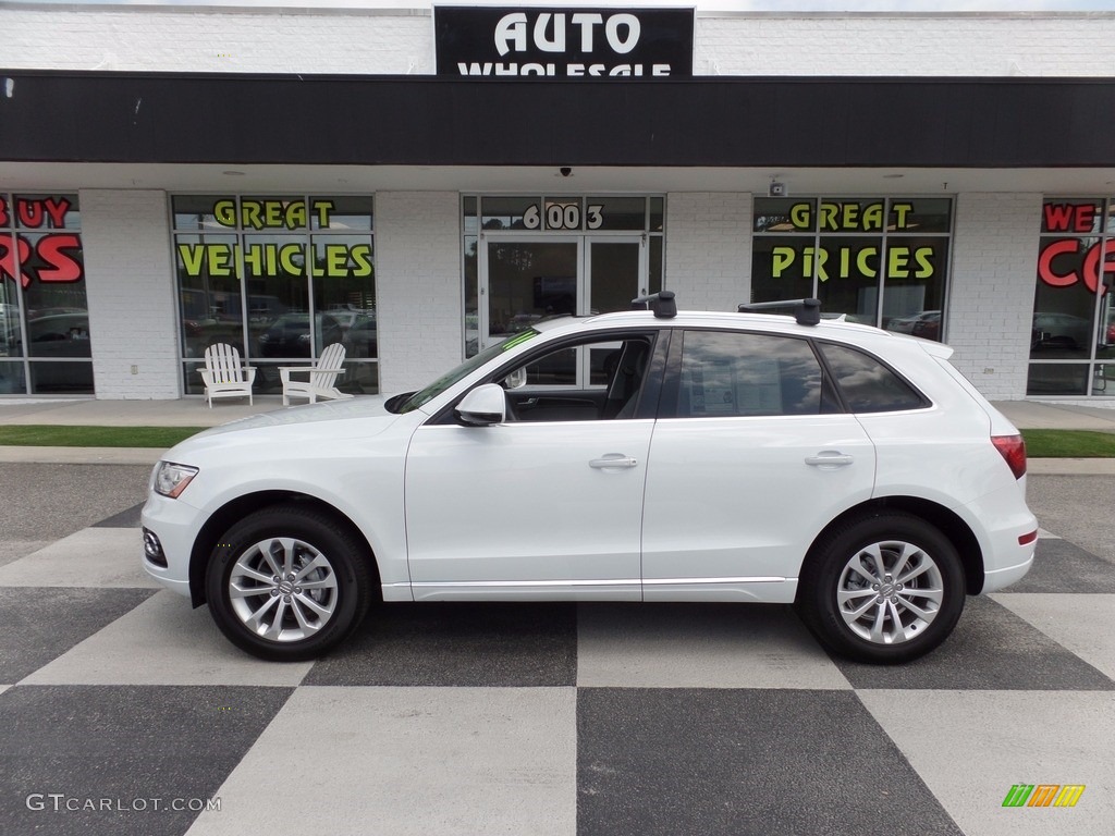 2016 Q5 2.0 TFSI Premium quattro - Ibis White / Titanium Gray photo #1