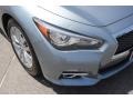 2014 Hagane Blue Infiniti Q 50 Hybrid Premium  photo #10