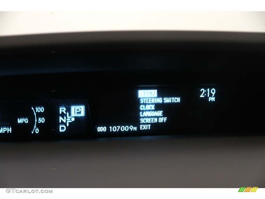 2010 Prius Hybrid IV - Winter Gray Metallic / Misty Gray photo #7