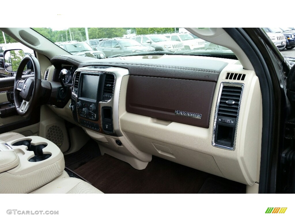 2013 1500 Laramie Crew Cab 4x4 - Western Brown Pearl / Canyon Brown/Light Frost Beige photo #6