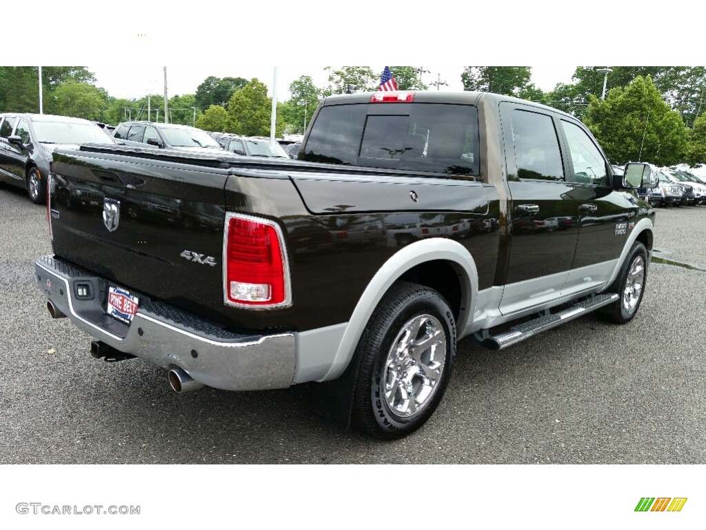 2013 1500 Laramie Crew Cab 4x4 - Western Brown Pearl / Canyon Brown/Light Frost Beige photo #7