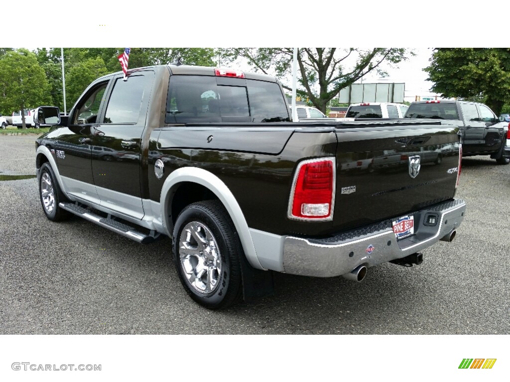 2013 1500 Laramie Crew Cab 4x4 - Western Brown Pearl / Canyon Brown/Light Frost Beige photo #11