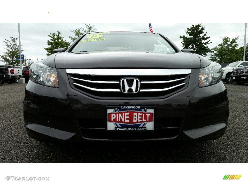 2011 Accord EX Sedan - Dark Amber Metallic / Ivory photo #2