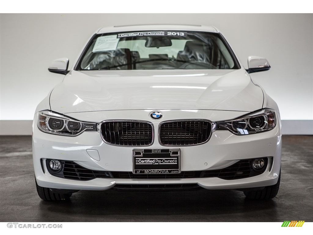 2013 3 Series ActiveHybrid 3 Sedan - Alpine White / Black photo #2