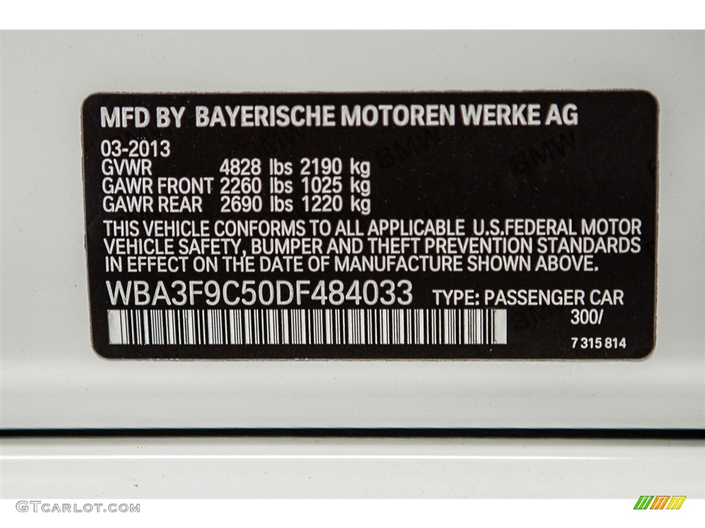 2013 3 Series ActiveHybrid 3 Sedan - Alpine White / Black photo #21
