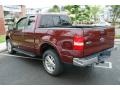 2005 Dark Toreador Red Metallic Ford F150 Lariat SuperCab 4x4  photo #7