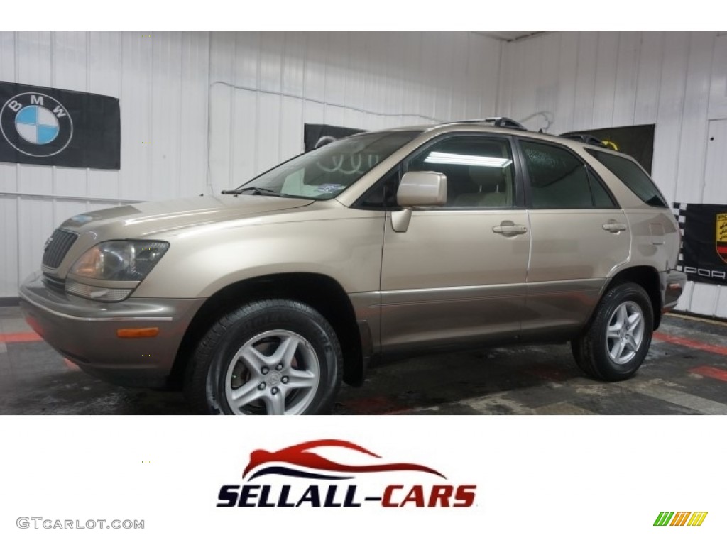 1999 RX 300 AWD - Burnished Gold Metallic / Ivory photo #1