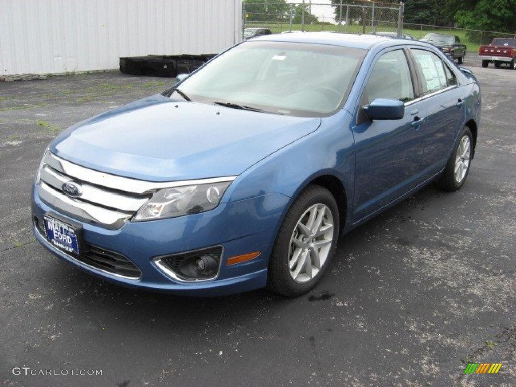 2010 Fusion SEL V6 - Sport Blue Metallic / Charcoal Black photo #4