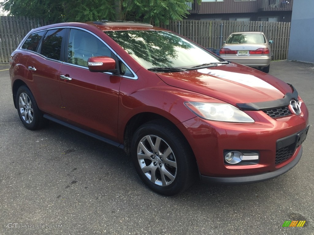 2009 CX-7 Grand Touring AWD - Copper Red Mica / Sand photo #3