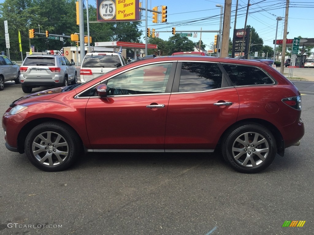 2009 CX-7 Grand Touring AWD - Copper Red Mica / Sand photo #8