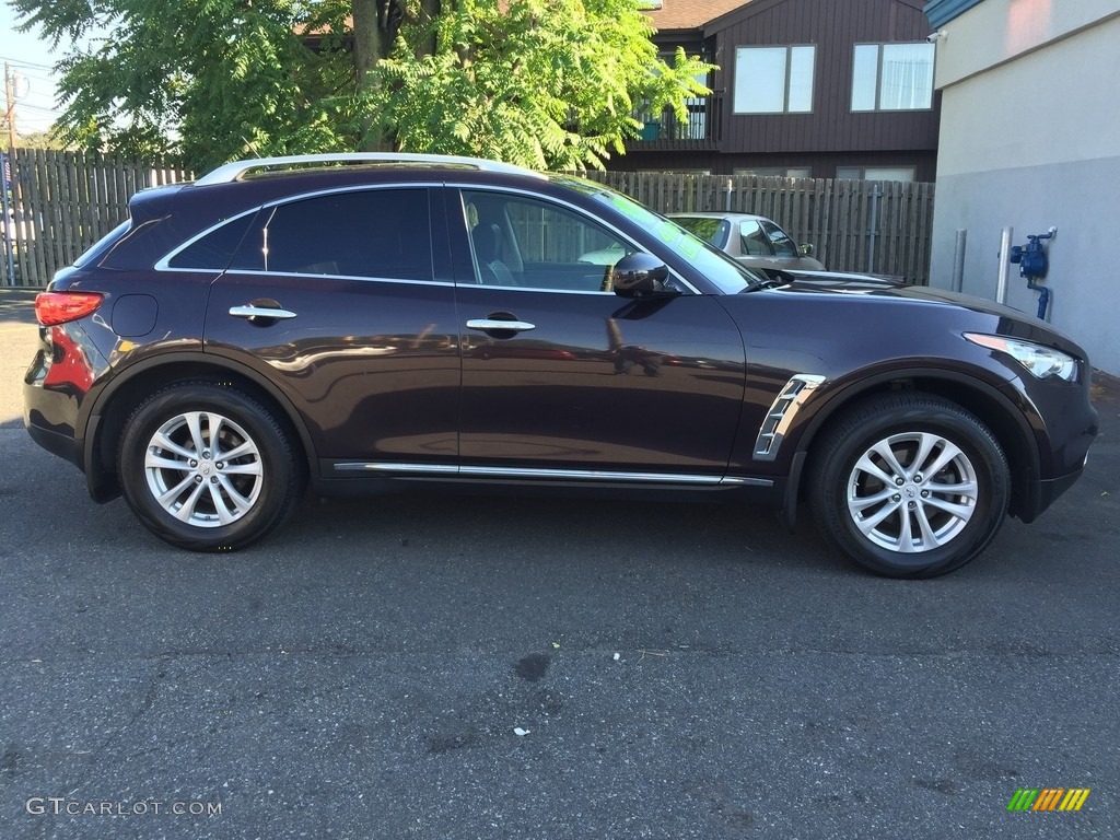 2012 FX 35 AWD Limited Edition - Midnight Mocha / Java photo #4
