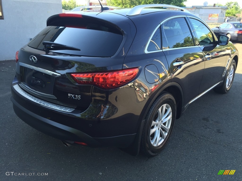 2012 FX 35 AWD Limited Edition - Midnight Mocha / Java photo #5