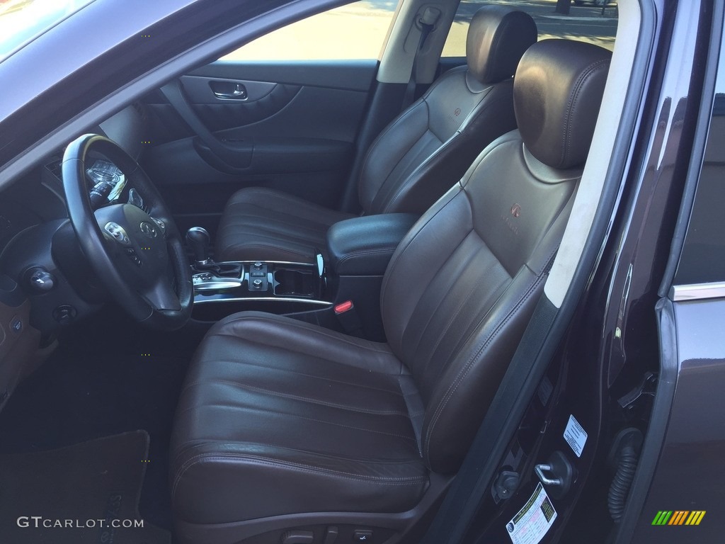 2012 FX 35 AWD Limited Edition - Midnight Mocha / Java photo #10