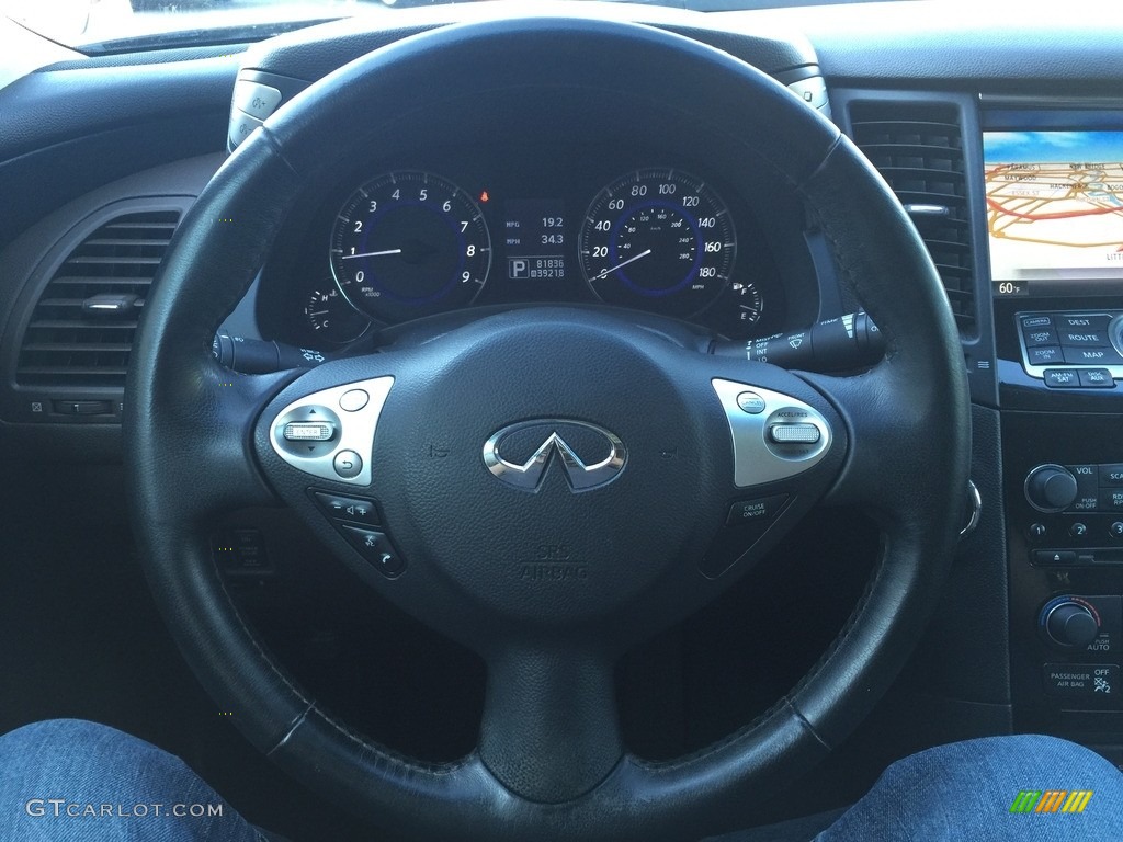 2012 FX 35 AWD Limited Edition - Midnight Mocha / Java photo #11
