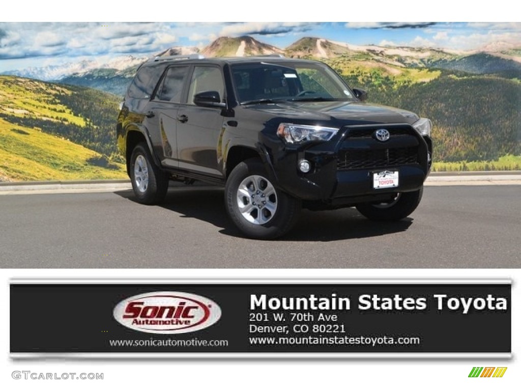 Midnight Black Metallic Toyota 4Runner