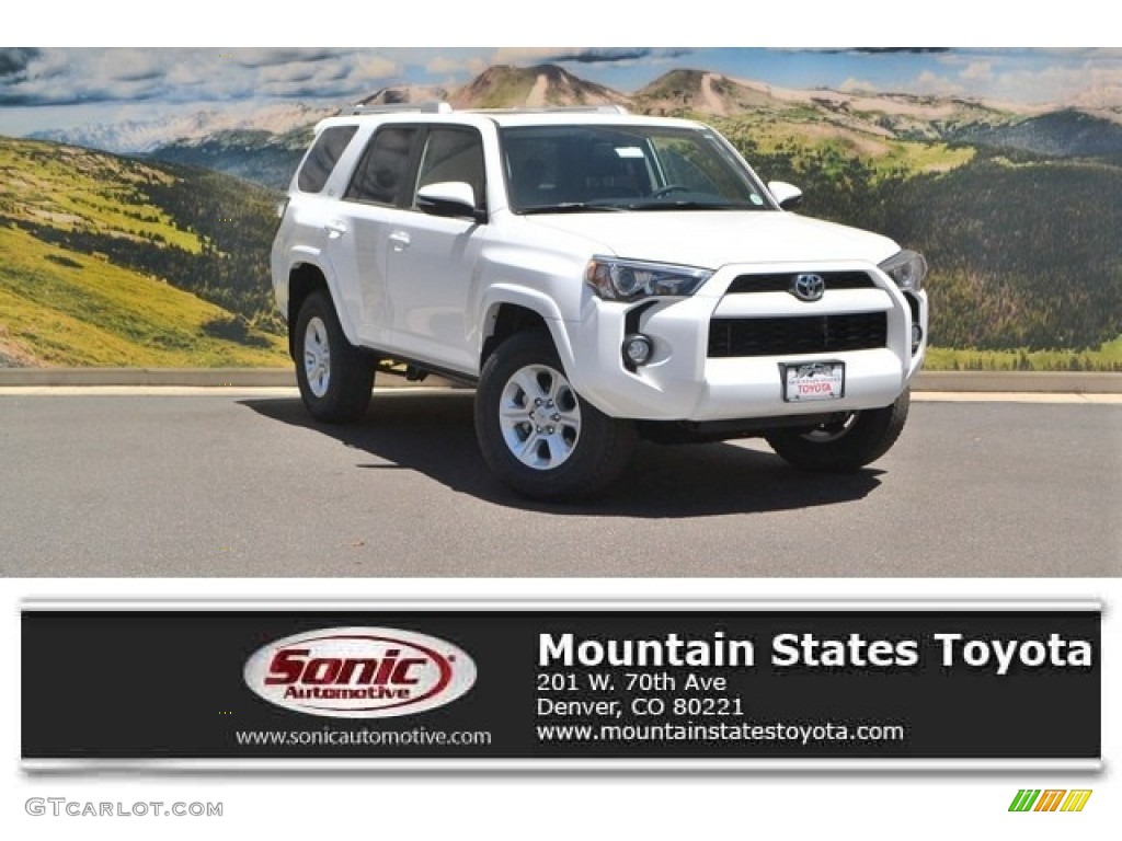 Super White Toyota 4Runner