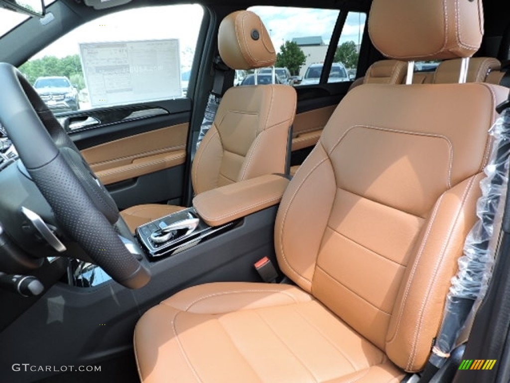 Saddle Brown/Black Interior 2017 Mercedes-Benz GLS 450 4Matic Photo #113775149