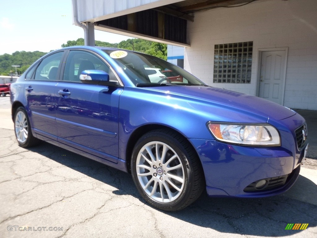 2009 S40 2.4i - Barents Blue Metallic / Quartz photo #8