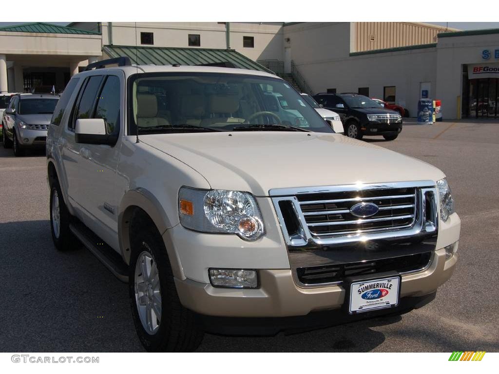 White Suede Ford Explorer