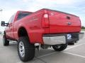 2008 Bright Red Ford F350 Super Duty XLT SuperCab 4x4  photo #5