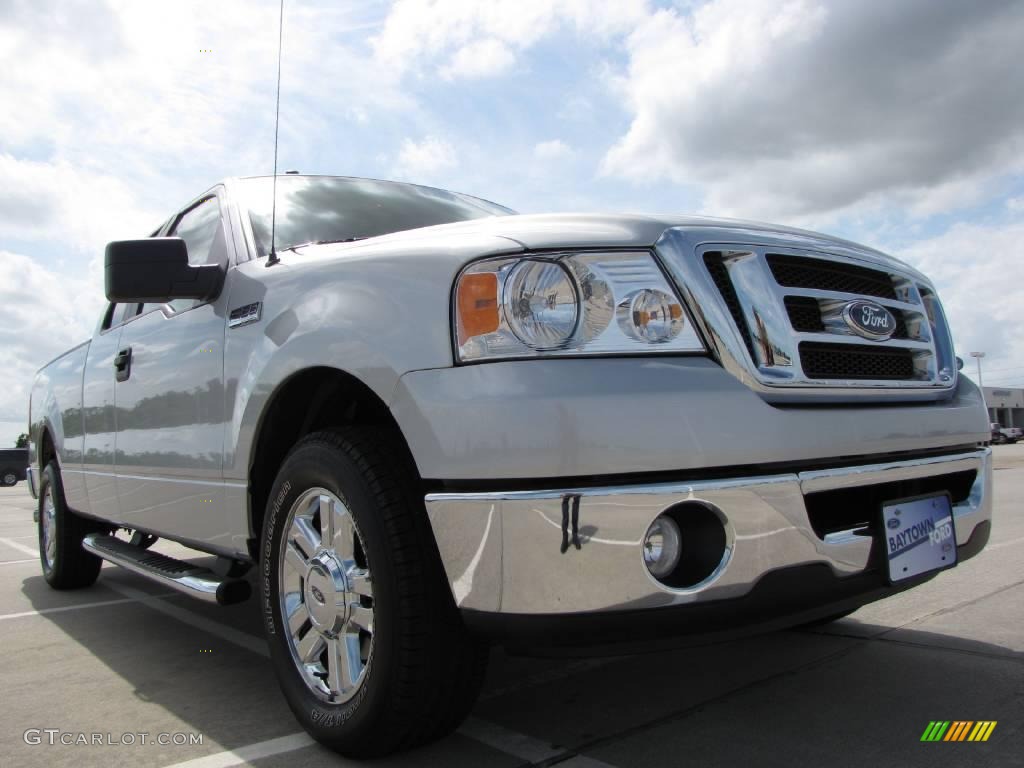 2008 F150 XLT SuperCab - Silver Metallic / Medium/Dark Flint photo #1