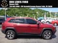 2015 Deep Cherry Red Crystal Pearl Jeep Cherokee Trailhawk 4x4  photo #1