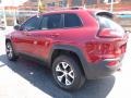 2015 Deep Cherry Red Crystal Pearl Jeep Cherokee Trailhawk 4x4  photo #5