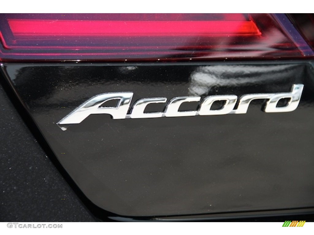 2016 Accord EX-L Sedan - Crystal Black Pearl / Black photo #3