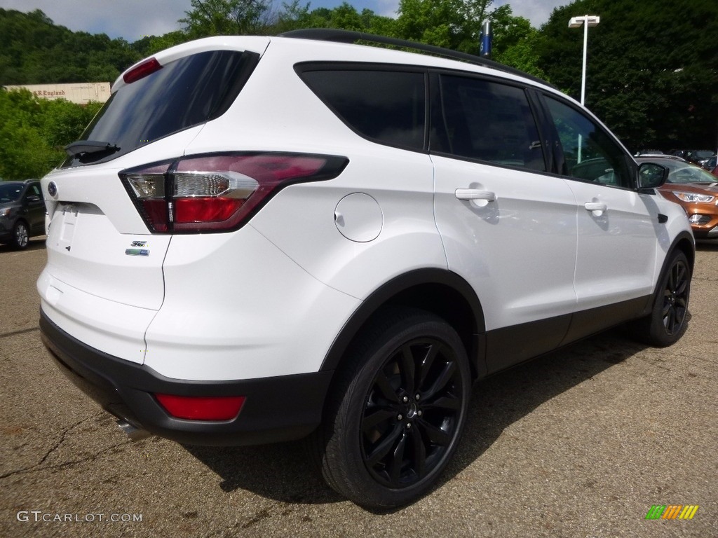 2017 Escape SE 4WD - Oxford White / Charcoal Black photo #2